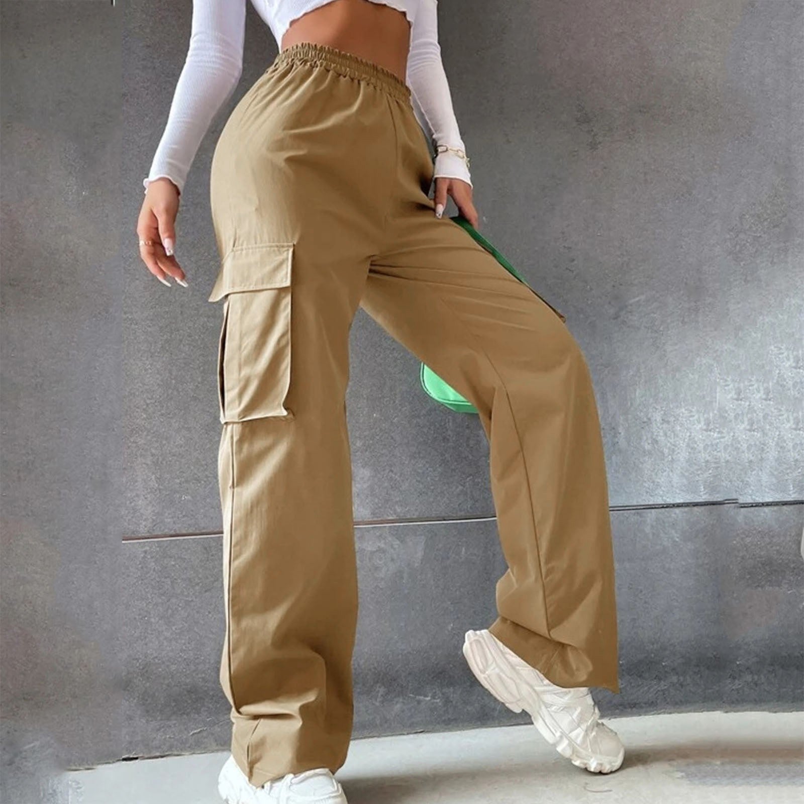 High Waist Season Wide Leg Straight Loose Pants