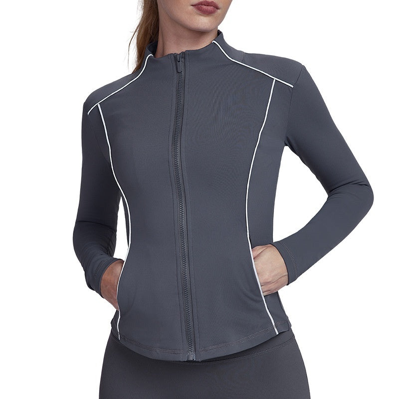 Yoga Fitness Fleece lined Top for Women