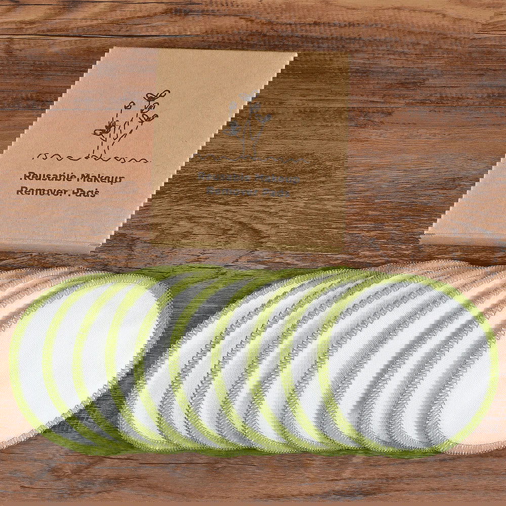 Bamboo Makeup Remover Pads 10 Pieces - Woman`s Clothing