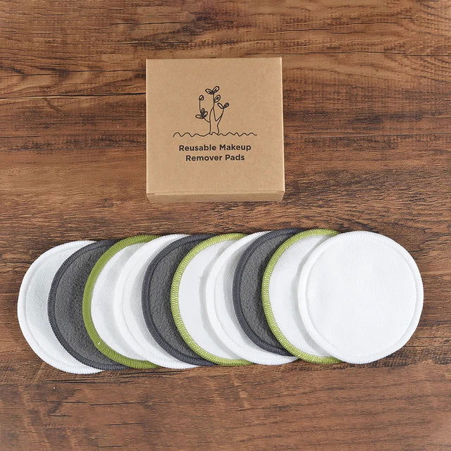 Bamboo Makeup Remover Pads 10 Pieces - Woman`s Clothing
