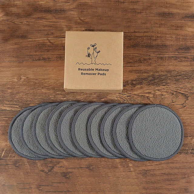 Bamboo Makeup Remover Pads 10 Pieces - Woman`s Clothing