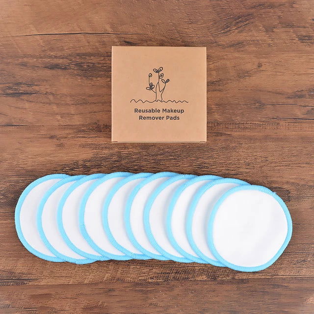 Bamboo Makeup Remover Pads 10 Pieces - Woman`s Clothing