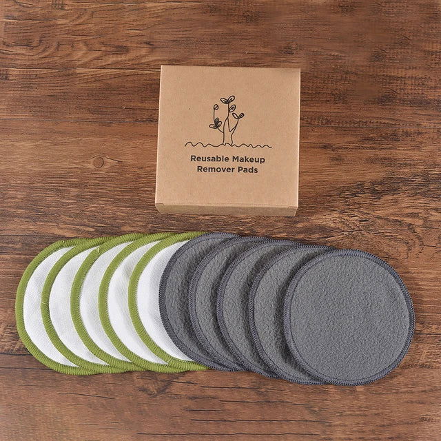 Bamboo Makeup Remover Pads 10 Pieces - Woman`s Clothing