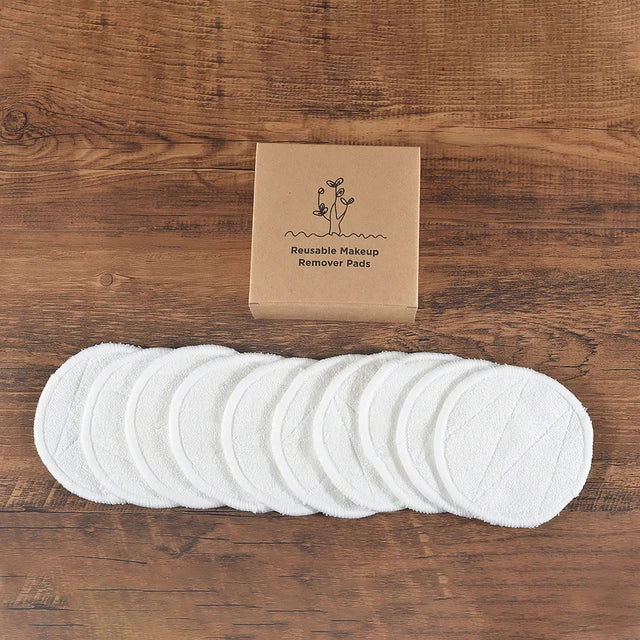 Bamboo Makeup Remover Pads 10 Pieces - Woman`s Clothing