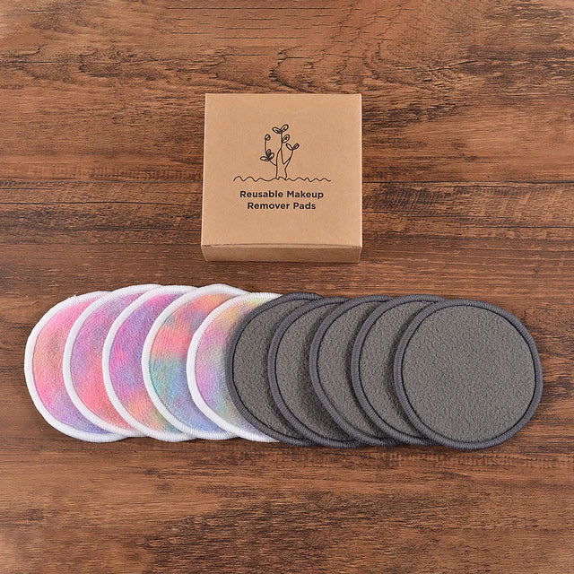 Bamboo Makeup Remover Pads 10 Pieces - Woman`s Clothing