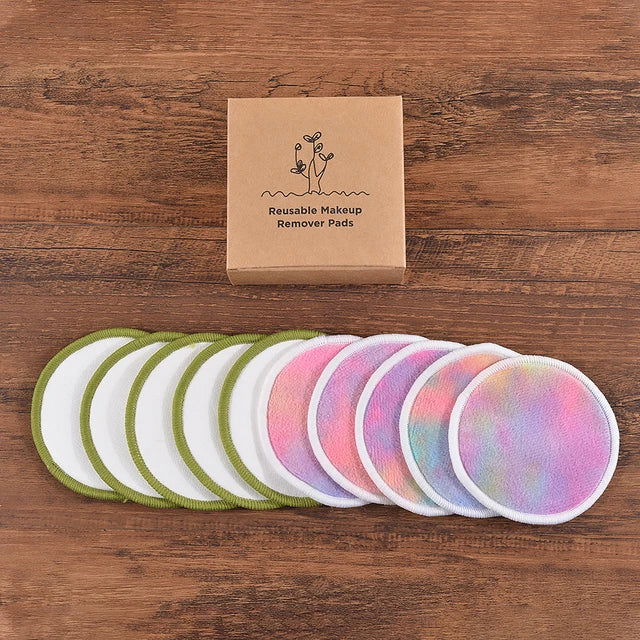 Bamboo Makeup Remover Pads 10 Pieces - Woman`s Clothing
