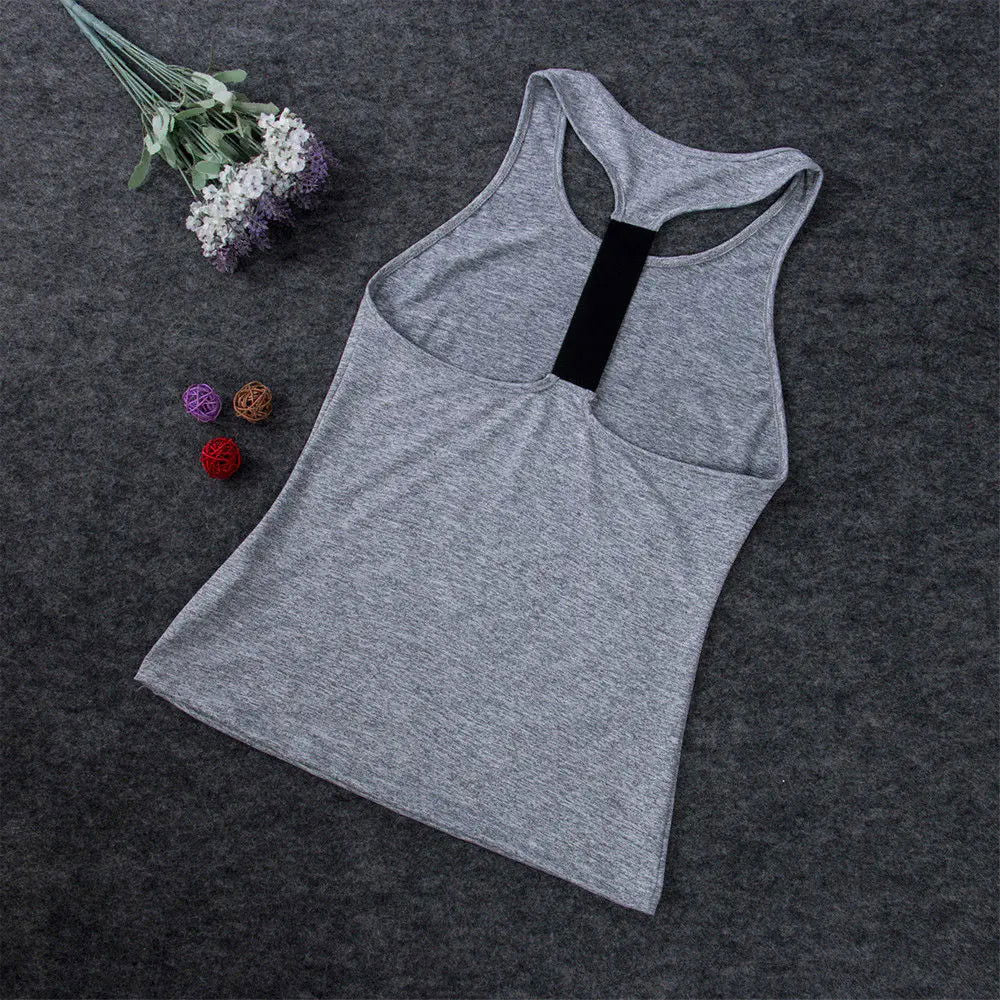 Casual Sleeveless Women Yoga ShirtCasual Sleevelessactivewear