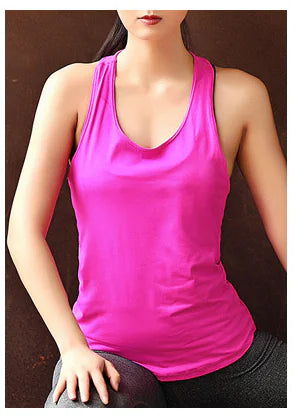 Casual Sleeveless Women Yoga ShirtCasual Sleevelessactivewear