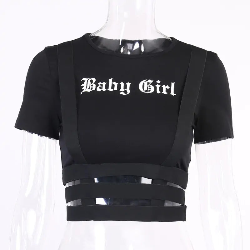 Crop Top O-Neck T-shirtCrop Top