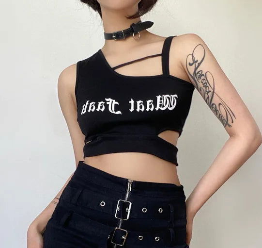 Crop Top O-Neck T-shirtCrop Top