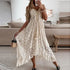 Delicate Lace Off Shoulder Dress - Woman`s Clothing