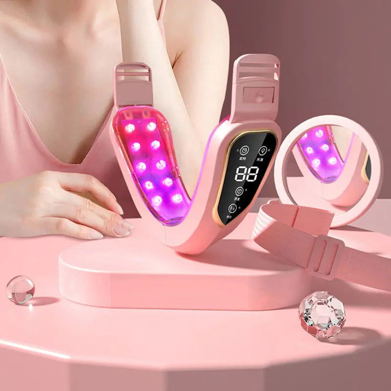 Facial Lifting Device with LED Photon Therapy - Woman`s Clothing