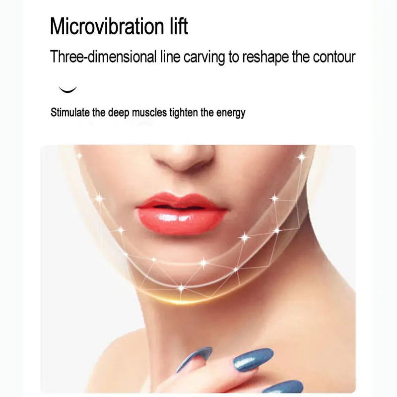 Facial Lifting Device with LED Photon Therapy - Woman`s Clothing