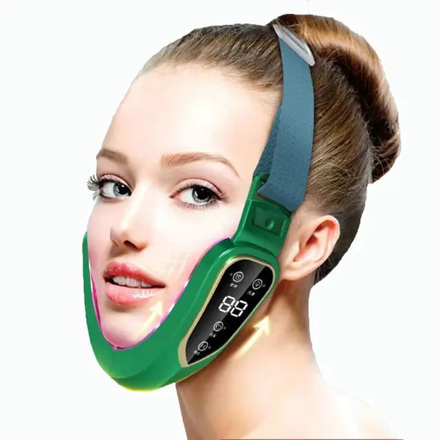 Facial Lifting Device with LED Photon Therapy - Woman`s Clothing