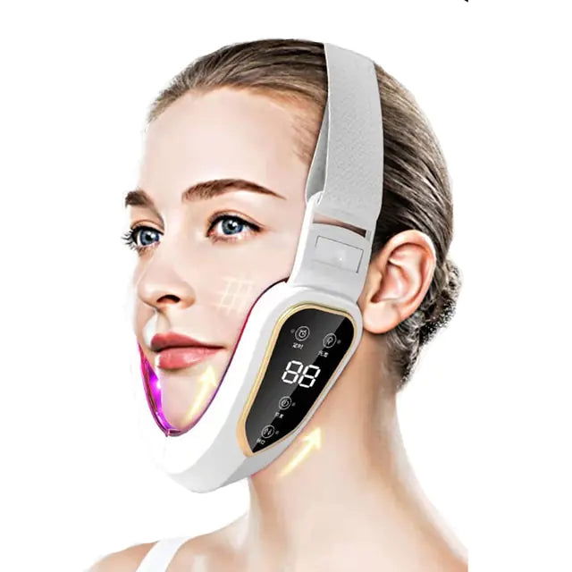 Facial Lifting Device with LED Photon Therapy - Woman`s Clothing