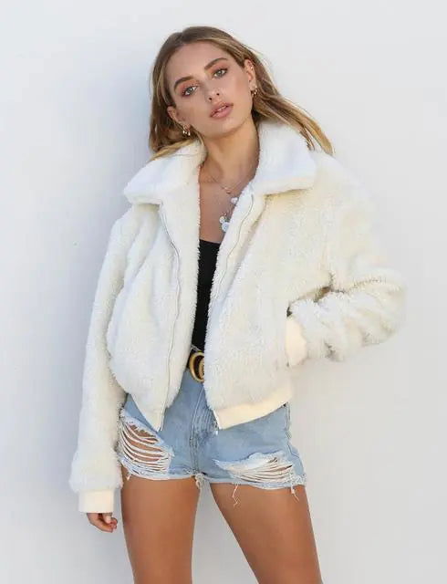 Fashion Casual Women`s Coat - Woman`s Clothing
