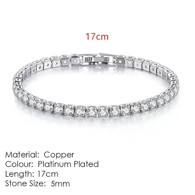 Fashionable Multicolour Tennis Bracelet For Women - Woman`s Clothing