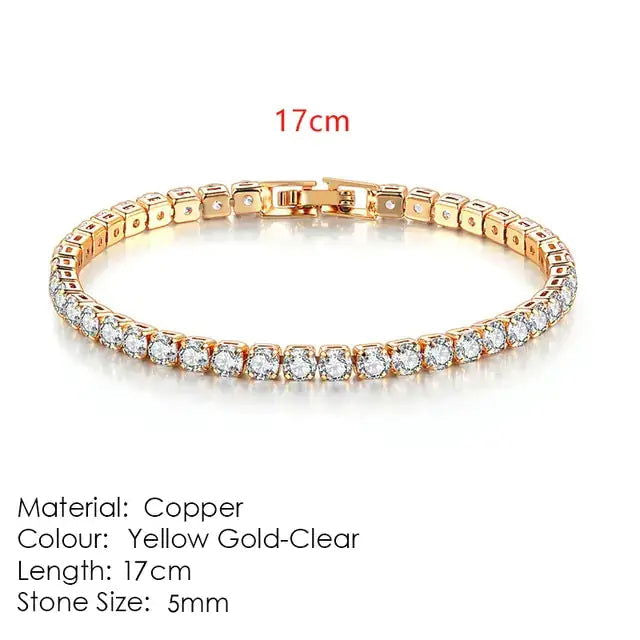 Fashionable Multicolour Tennis Bracelet For Women - Woman`s Clothing
