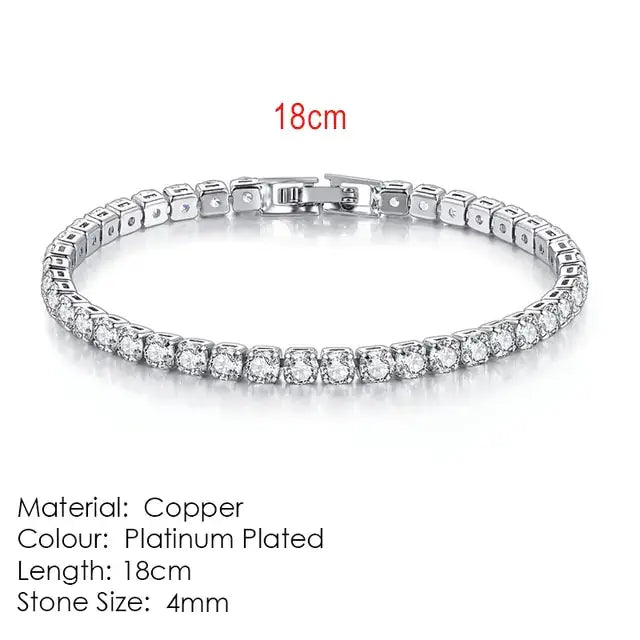 Fashionable Multicolour Tennis Bracelet For Women - Woman`s Clothing