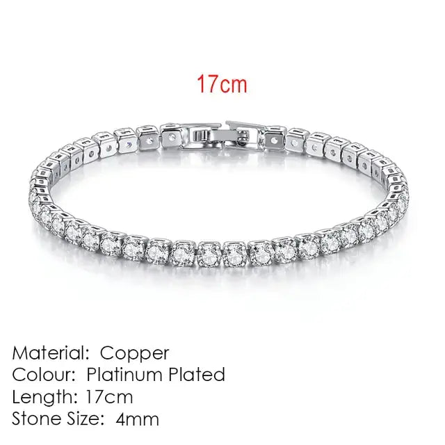 Fashionable Multicolour Tennis Bracelet For Women - Woman`s Clothing