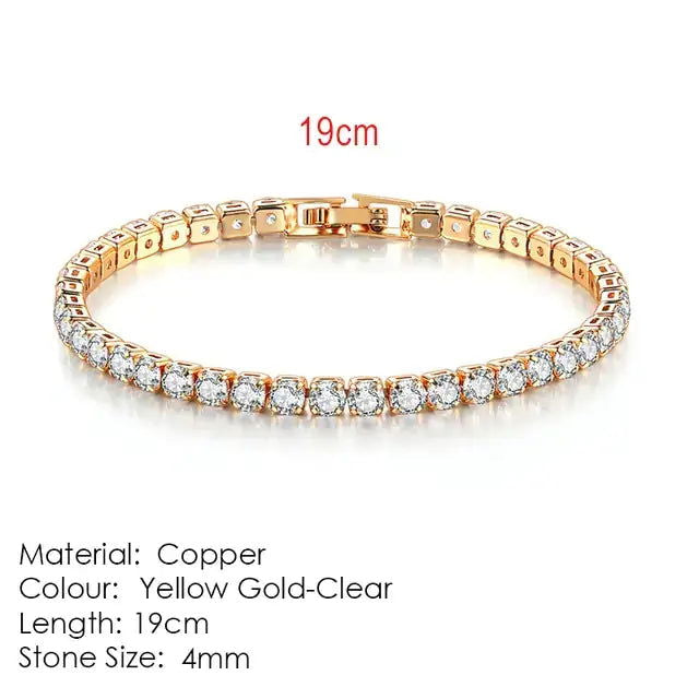 Fashionable Multicolour Tennis Bracelet For Women - Woman`s Clothing