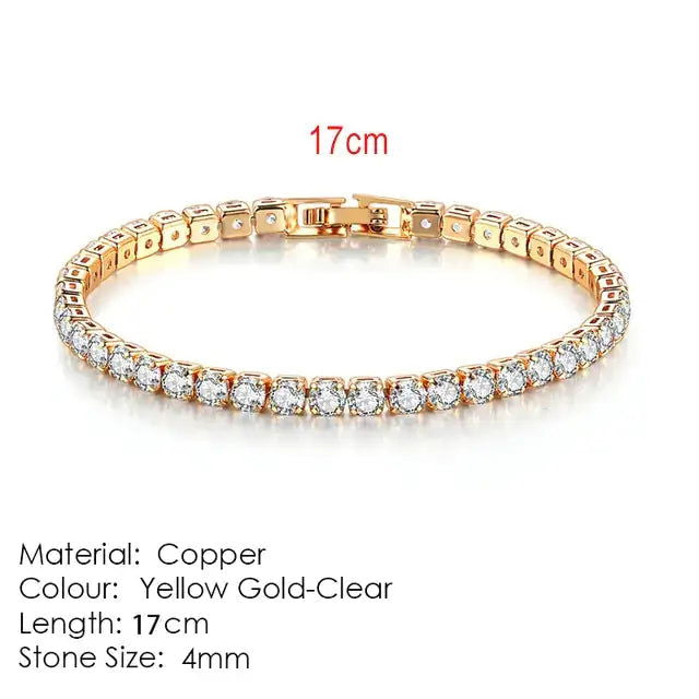Fashionable Multicolour Tennis Bracelet For Women - Woman`s Clothing