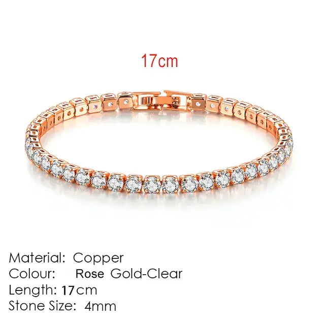 Fashionable Multicolour Tennis Bracelet For Women - Woman`s Clothing