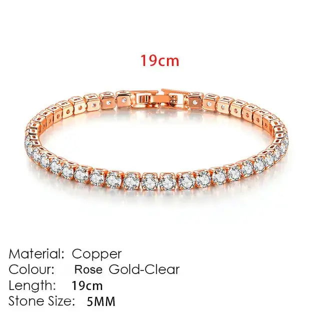 Fashionable Multicolour Tennis Bracelet For Women - Woman`s Clothing