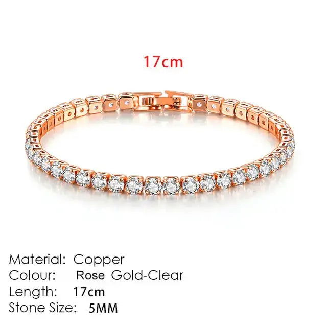 Fashionable Multicolour Tennis Bracelet For Women - Woman`s Clothing