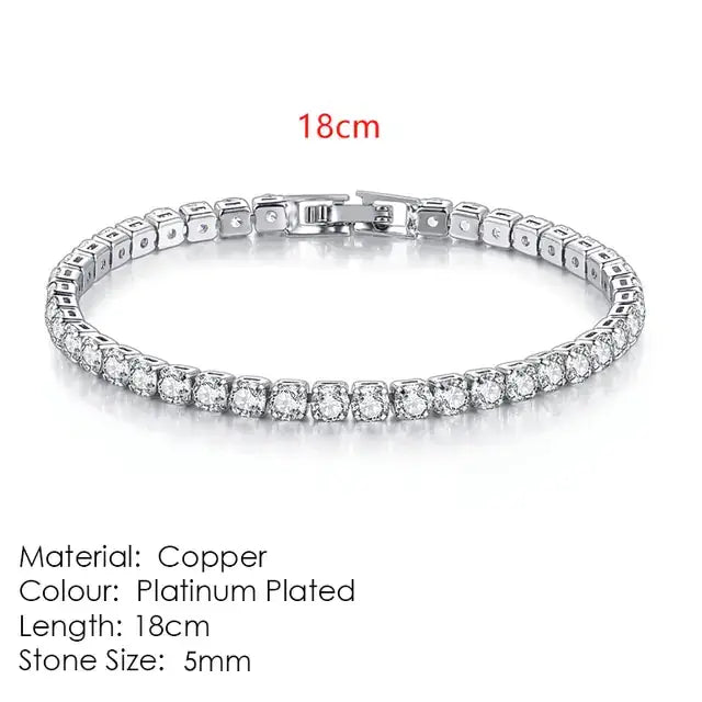 Fashionable Multicolour Tennis Bracelet For Women - Woman`s Clothing