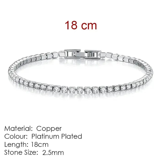 Fashionable Multicolour Tennis Bracelet For Women - Woman`s Clothing