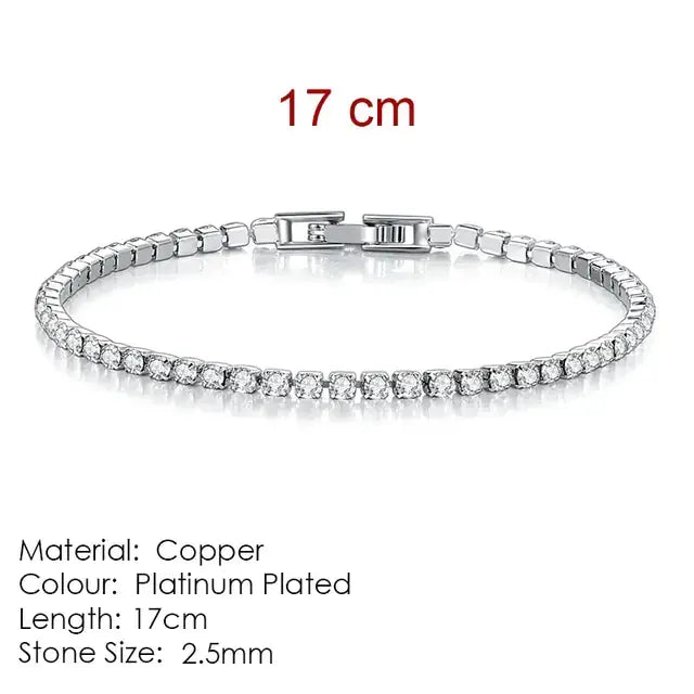 Fashionable Multicolour Tennis Bracelet For Women - Woman`s Clothing