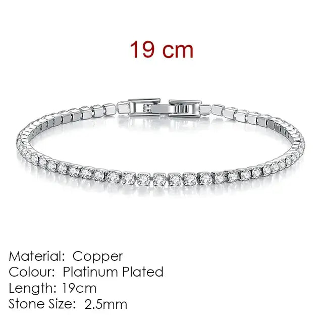 Fashionable Multicolour Tennis Bracelet For Women - Woman`s Clothing