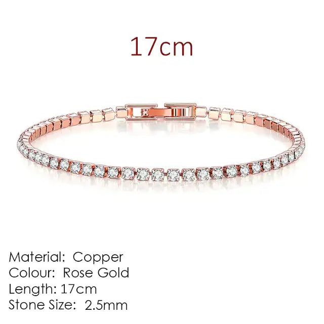 Fashionable Multicolour Tennis Bracelet For Women - Woman`s Clothing