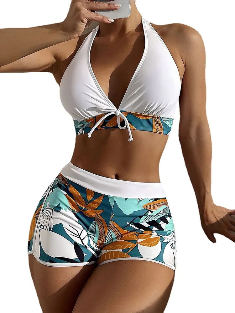 High Waist Bikini Set SwimwearHigh Waist Bikini