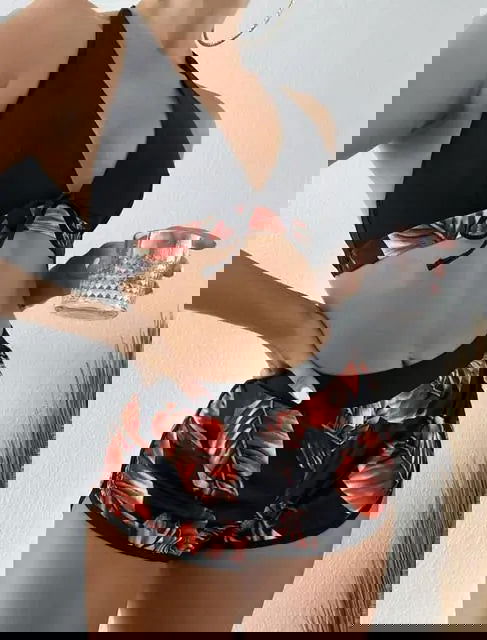 High Waist Bikini Set SwimwearHigh Waist Bikini