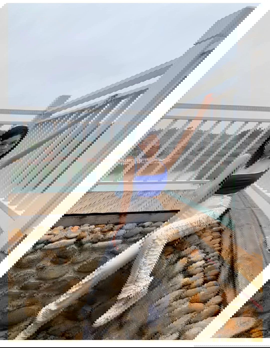 High Waist Slim Lace Pants - Woman`s Clothing