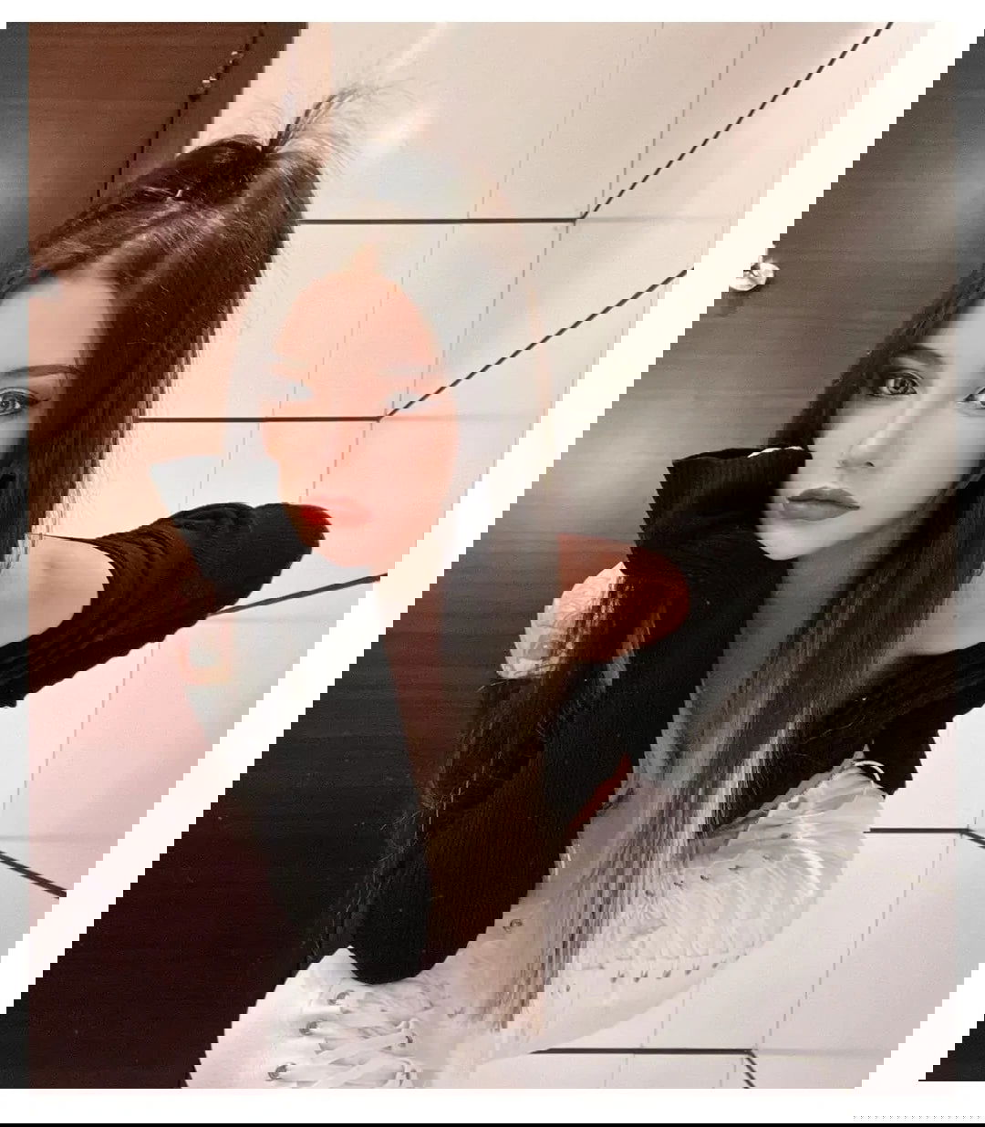 High Waist Slim Lace Pants - Woman`s Clothing