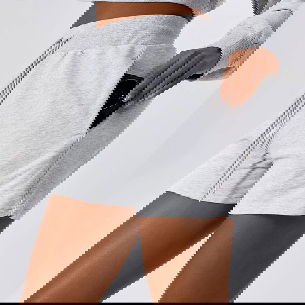 Loose Fit Drawstring Shorts - Woman`s Clothing