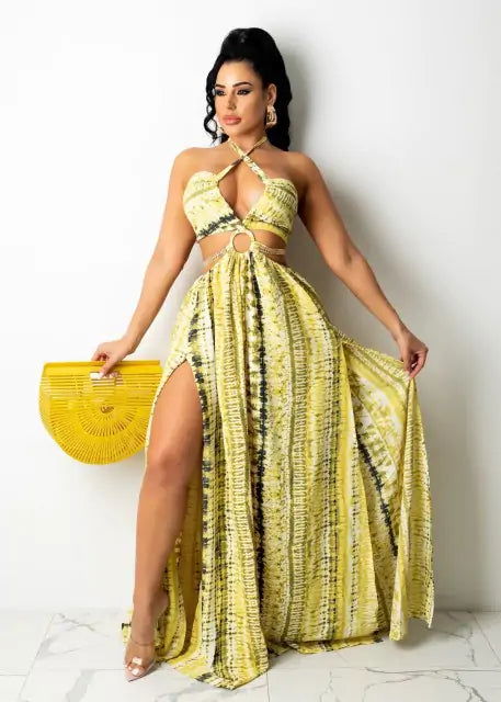 New Floral Print Summer Dress - Woman`s Clothing