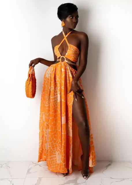 New Floral Print Summer Dress - Woman`s Clothing