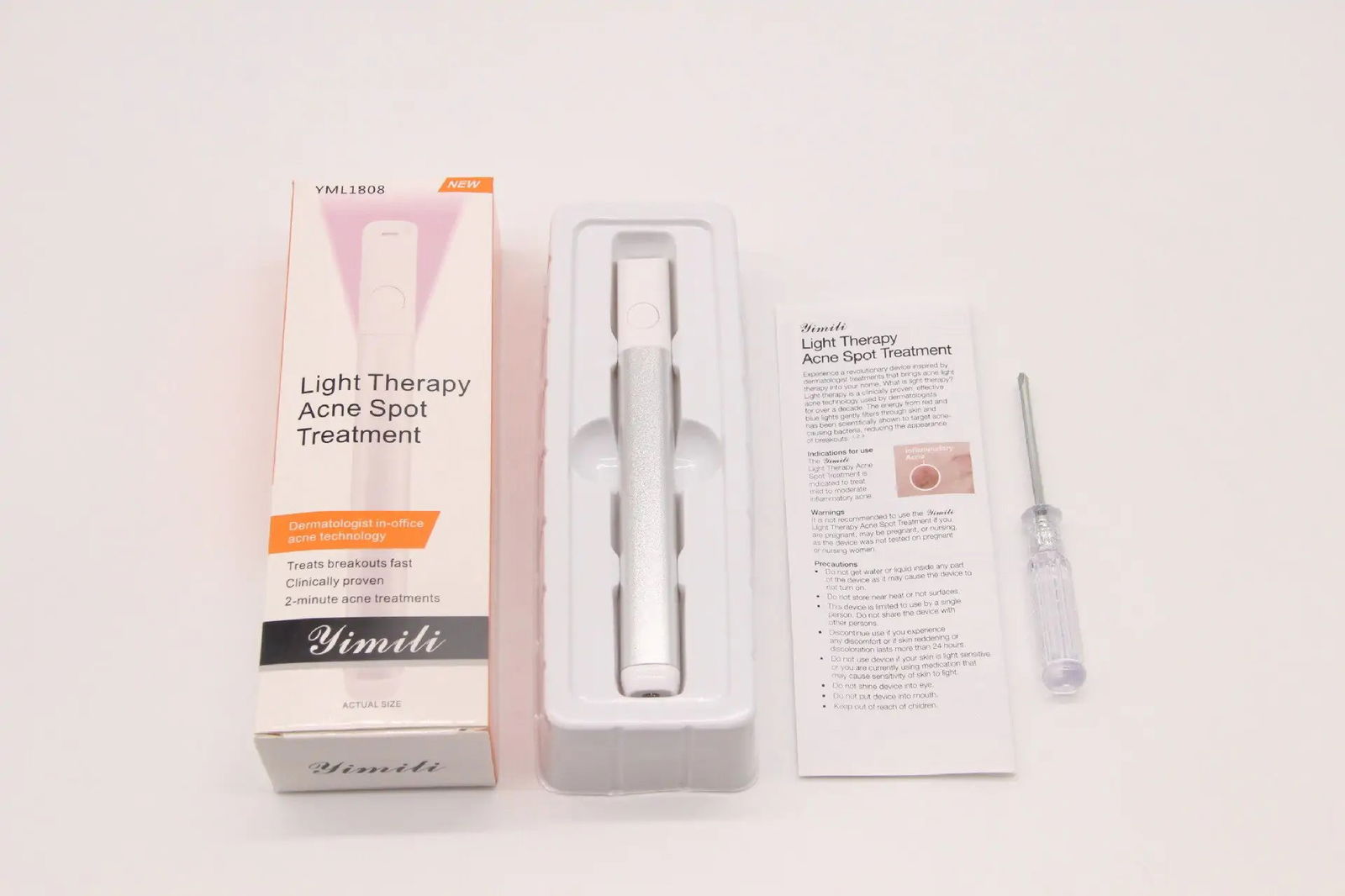 Red Blue Light Therapy Pen - Woman`s Clothing