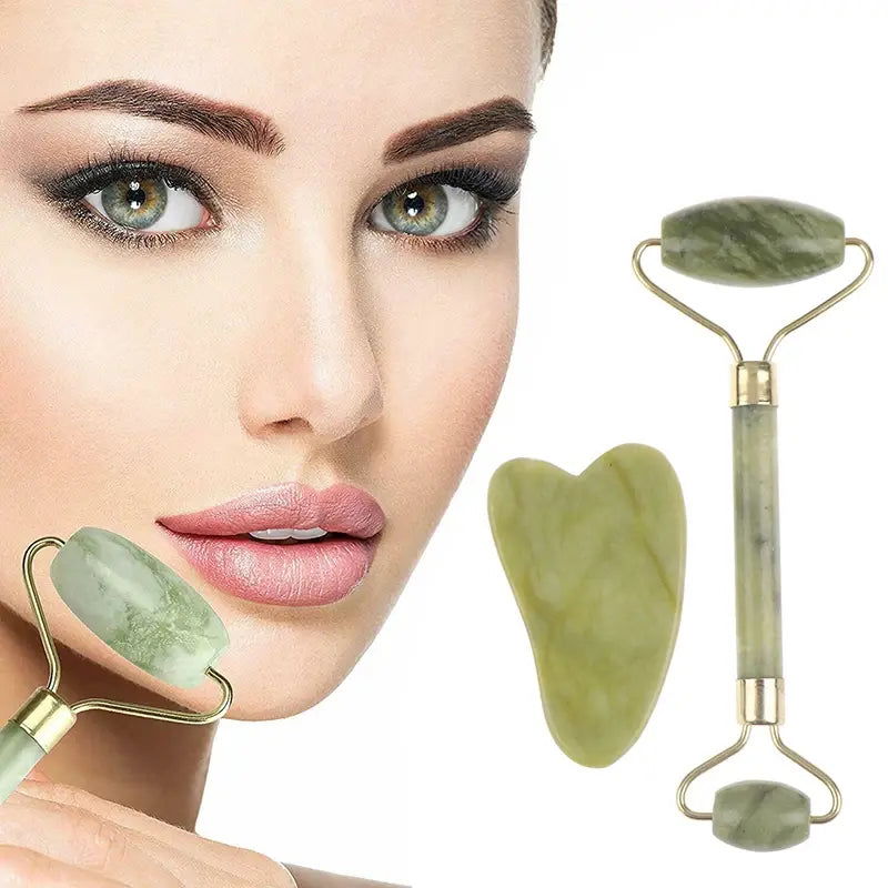 Rose Jade Roller and Gua Sha Boar - Woman`s Clothing