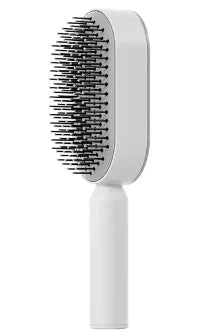 Self Cleaning Anti-Static Hair Brush - Woman`s Clothing