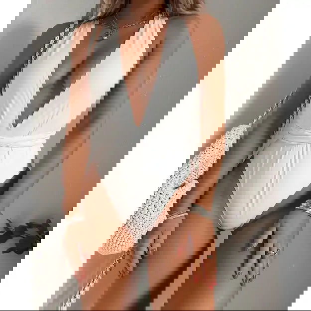 Sexy One-Piece Swimsuit - Woman`s Clothing