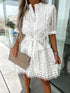 Short Sleeve Patchwork Lace Elegant Mini DressShort Sleeve