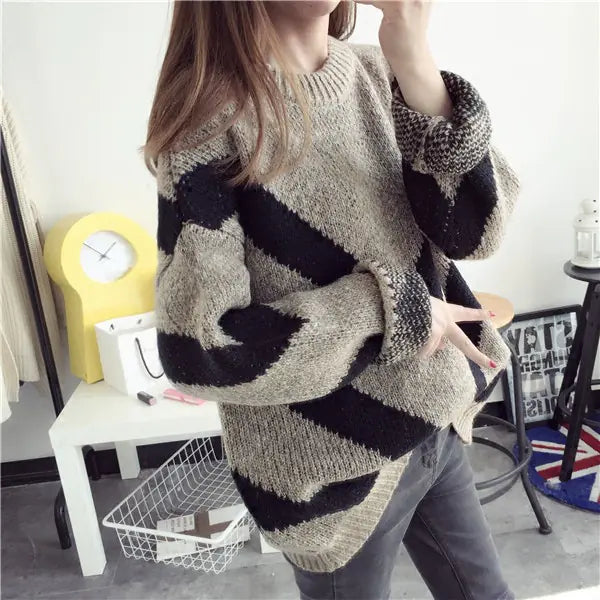 Women`s Cosy Batwing Knitwear Sweater
