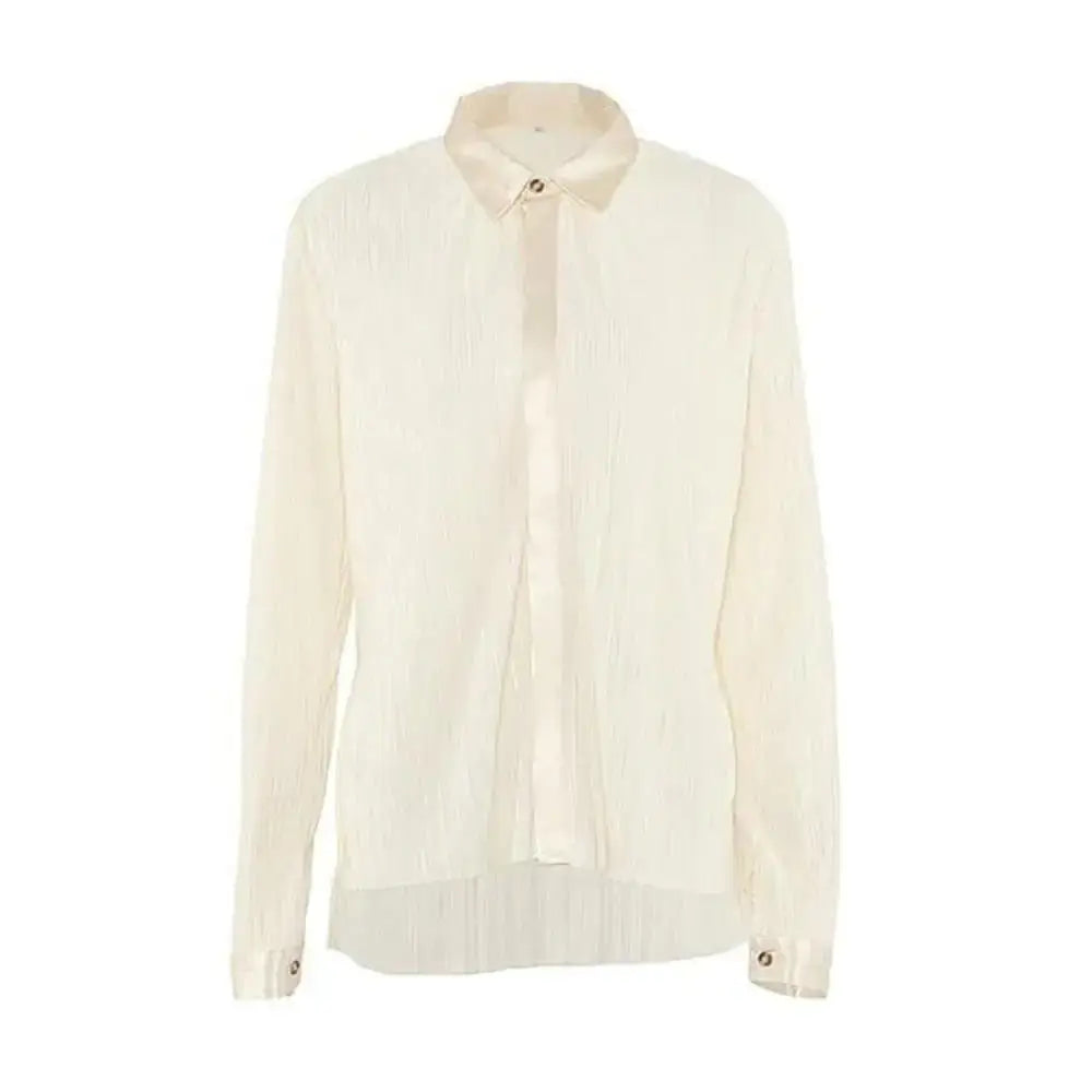 Spring Summer Long Blouse Two Piece Set set-maxi-beige-s 49.00