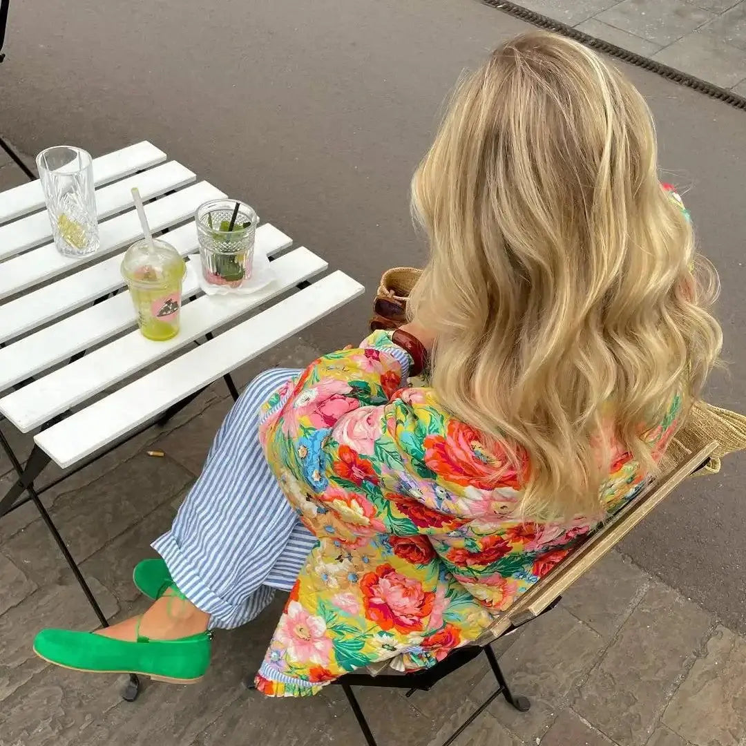 Chic & Versatile Floral Patchwork JacketFloral Patchwork Jacket
