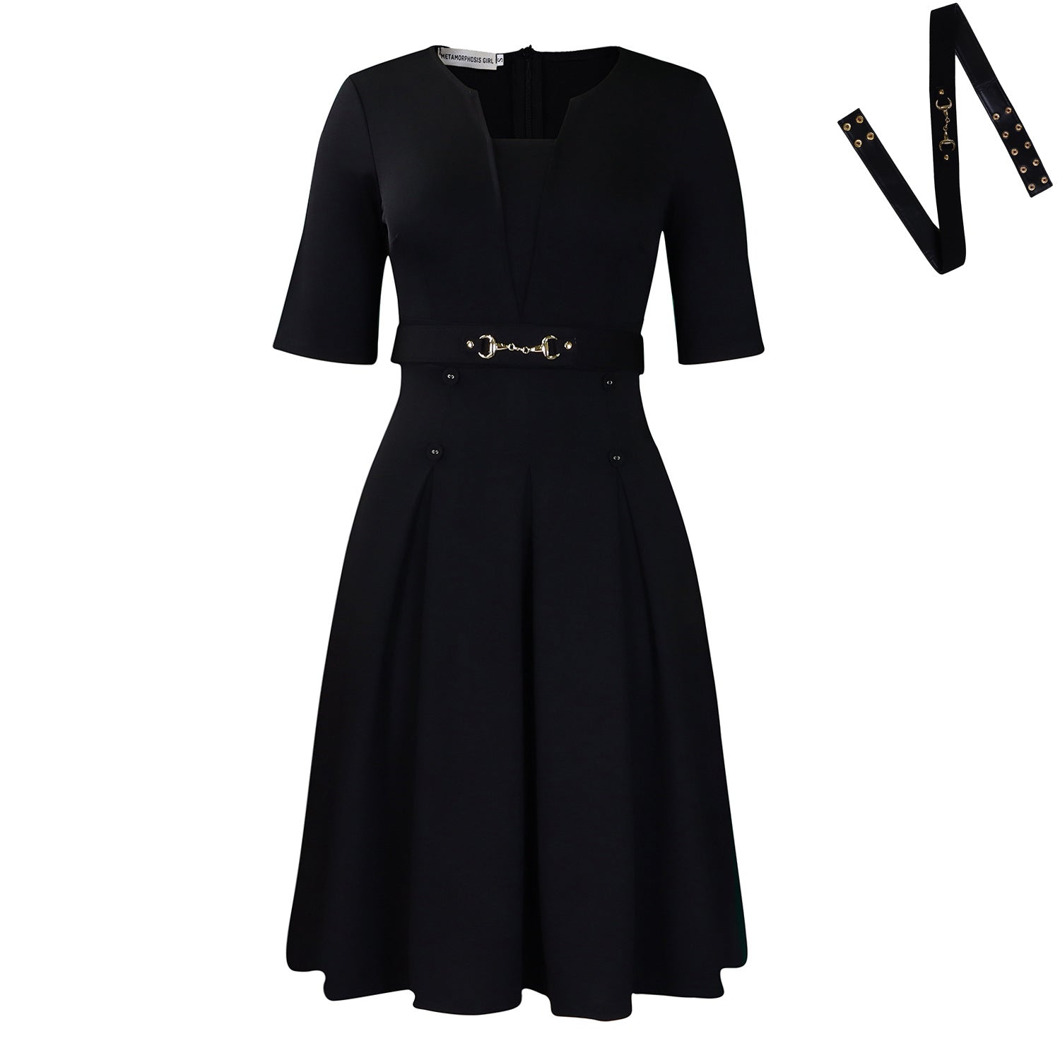 Short-Sleeve Fashionable Elegant Women&